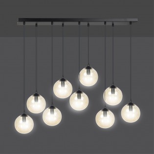 Ceiling Track Lamp Sagan Amber (9 lights)