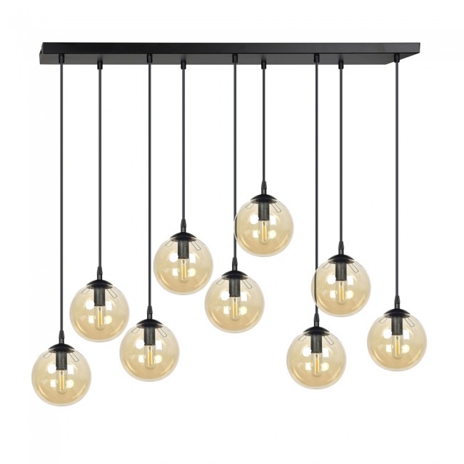 Ceiling Track Lamp Sagan Amber (9 lights)