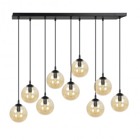 Ceiling Track Lamp Sagan Amber (9 lights)