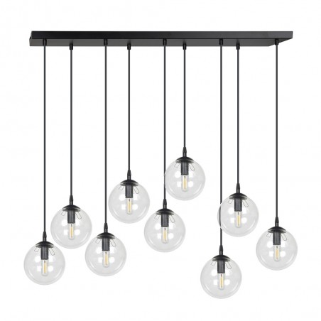 Ceiling Track Lamp Sagan Transparent (9 lights)