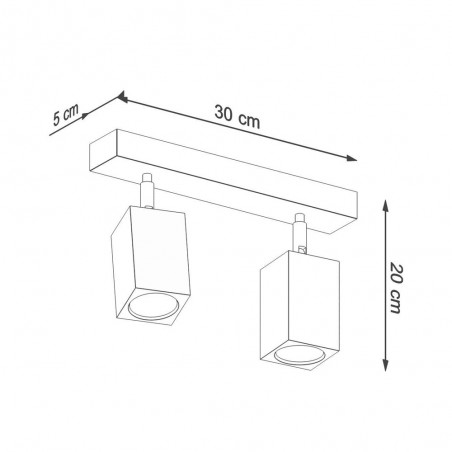 Ceiling track light Keke