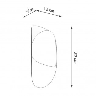 Wall lamp Tear
