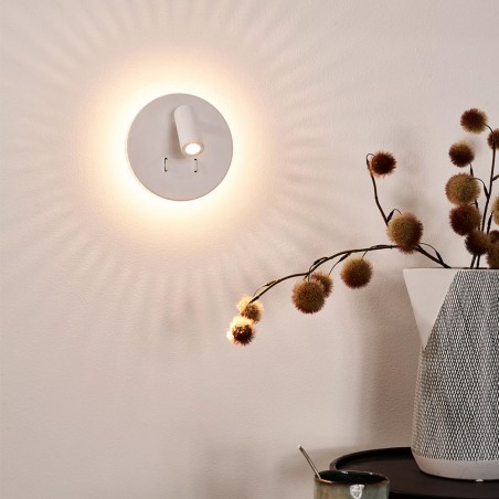 LED Wall Lamp with reader Bentjer (3W+11W)