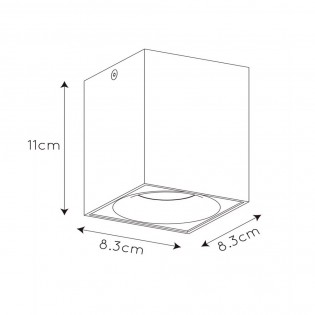 LED Ceiling Spotlight Bentoo Square (5W)