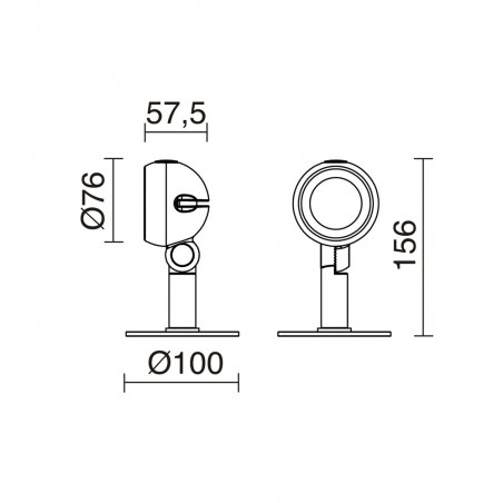 Gibson LED-Wandleuchte für den Außenbereich (10W)