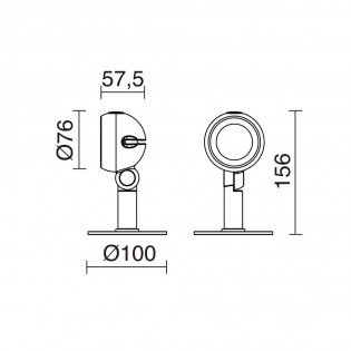 Outdoor LED Wall Lamp Gibson (6W)