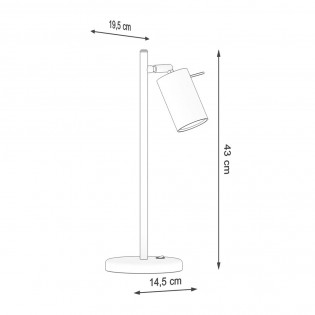 Ring-Tischlampe