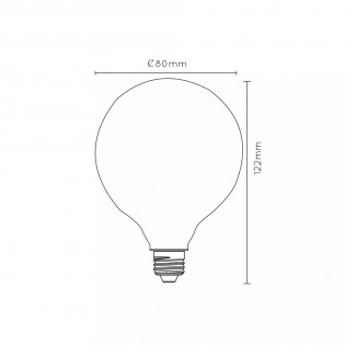 LED Light Bulb E27 Opal G80 (5W)