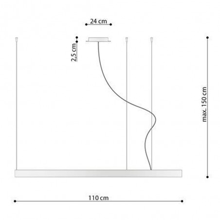 Hängeleuchte Led Rio (70W)