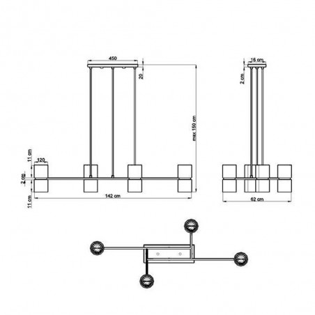 Ceiling lamp Kukkia