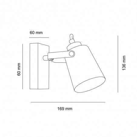 Adjustable Ceiling Spotlight Dera
