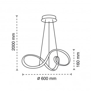 Elegance LED-Pendelleuchte (36W)