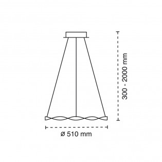 LED Ceiling Lamp Sand (22W)