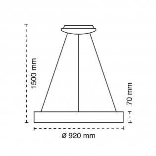 Mad LED-Pendelleuchte (56W)