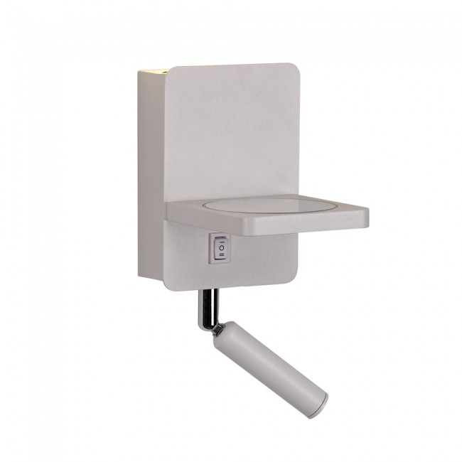 LED-Wandleuchte mit kabellosem Rob-Ladegerät (5+3W)