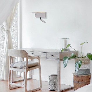 LED-Wandleuchte mit kabellosem Ladegerät Rob II (5+3W)