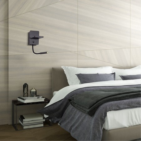 LED-Wandleuchte mit kabellosem Ladegerät Rob2 (5+3W)