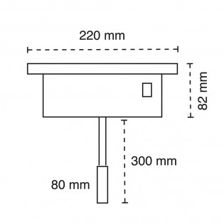 LED-Wandleuchte mit kabellosem Ladegerät Rob2 II (5+3W)