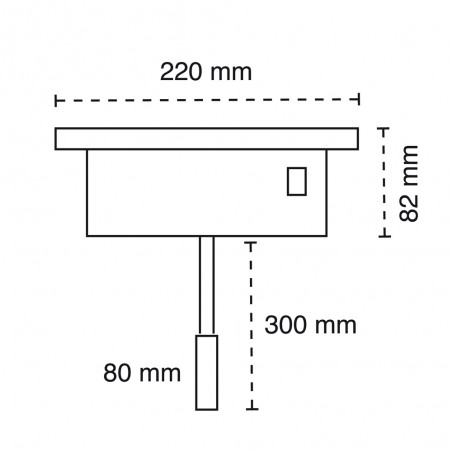 LED-Wandleuchte mit kabellosem Ladegerät Rob2 II (5+3W)