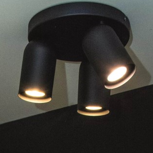 Ceiling Flush Light Punch (3 lights)