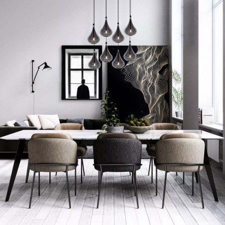 LED Pendant Lamp Tears (8x1,5W)