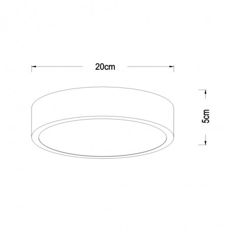 Unar Dimmbare LED-Deckenleuchte (12W)