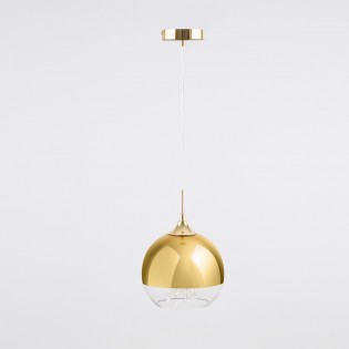 Hängeleuchte Fermi Gold