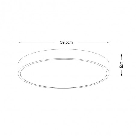 LED Ceiling Flush Light Unar Dimmable (24W)
