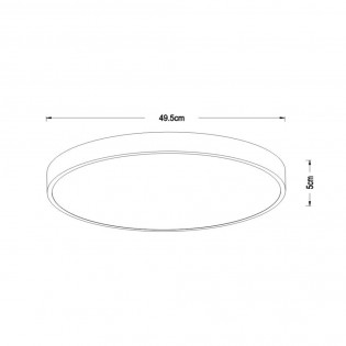 LED Ceiling Flush Light Unar Dimmable (36W)