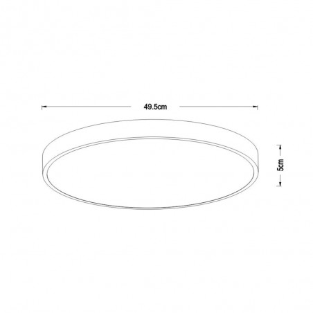 Unar Dimmbare LED-Deckenleuchte (36W)