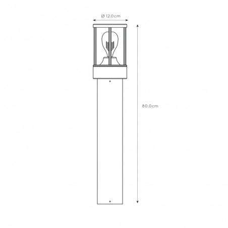 Outdoor Bollard Lamp Lori