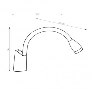 Wandleuchte LED-Leser Galen (3W)