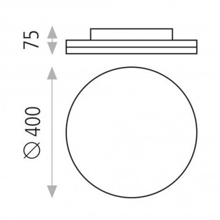 Flush Light Led Angus (40W)