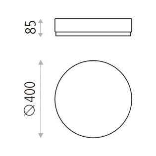 Flush Light Led Aten (36W)