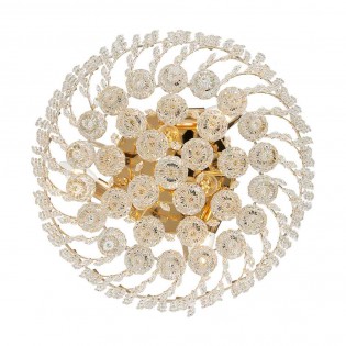 Flush Mount Kristall-Kronleuchter Karolina