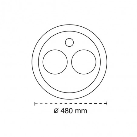 LED Flush Light Rus CCT Smart (85W)