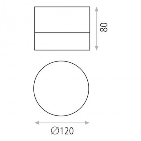 Flush Light Led Clever (12W)