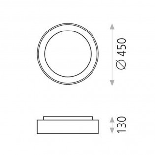 Flush Light Led Dilga (27W)