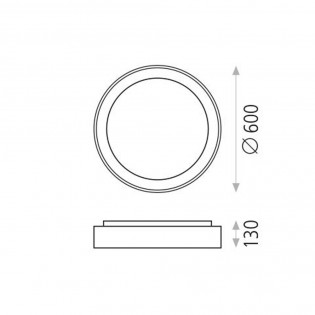 Deckenleuchte Led Dilga (48W)