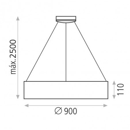 Deckenleuchte Led Dilga (126W)