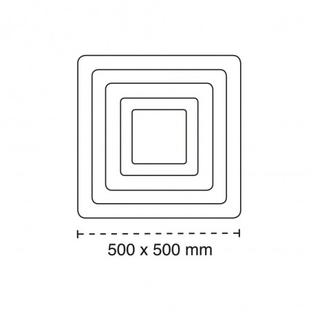 LED Ceiling Flush Light Otie CCT Smart (135W)