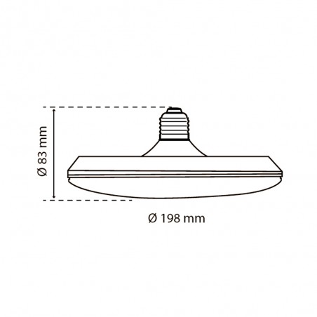 LED-Glühbirne E27 Kobo (18W - 4000K)