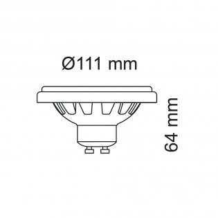 QR111 Weiße LED-Glühbirne (15W)