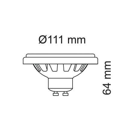 QR111 Weiße LED-Glühbirne (15W)