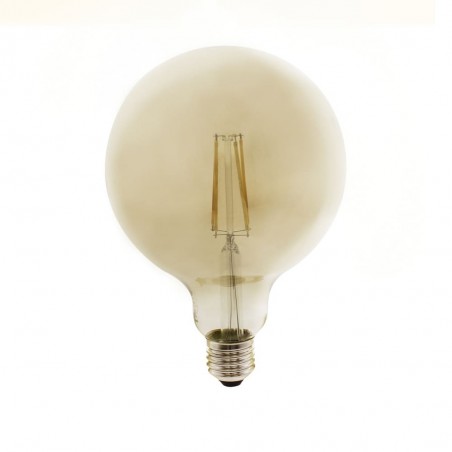 LED-Glühbirne E27 G125 Karamell (8W)
