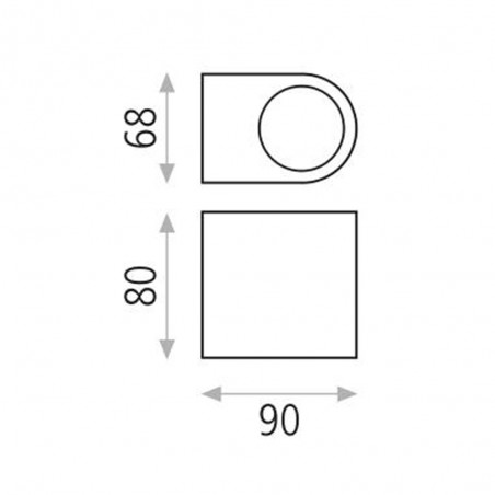 Außenwandleuchte Led Boj (6W)