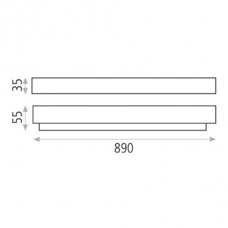 Led Box Wandleuchte (15W)