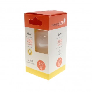 E27 G45 Milky LED-Glühbirne E27 G45 (6W)