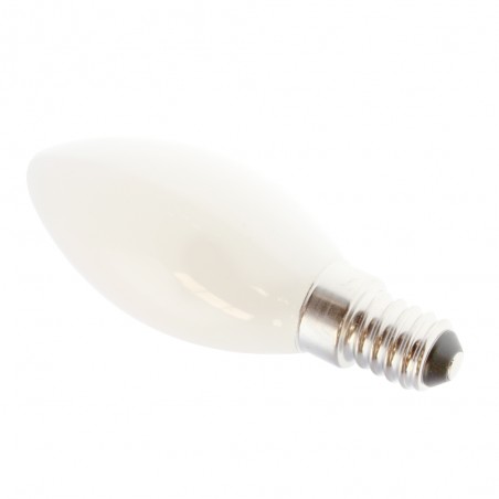 LED Light Bulb E14 C35 Milky (6W)