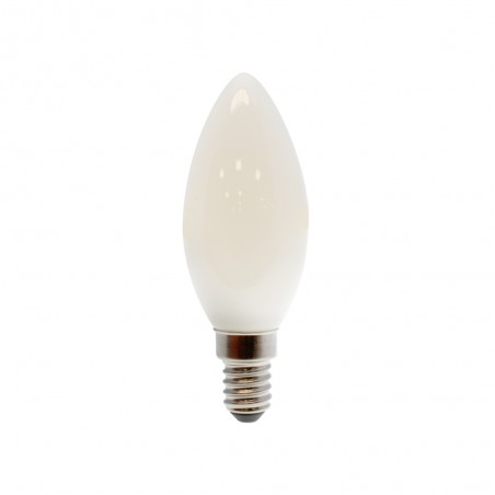 LED-Glühbirne E14 C35 Milky (6W)